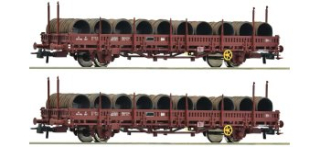 H0 ROCO 6660096 Klanicový vůz Ks s nákladem, SNCF, Ep.5