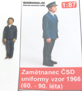 H0 MNM Zaměstnanec ČSD 60-90 léta