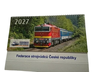 Kalendář 2027 Federace strojvůdců 