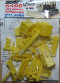 H0 ICAR 87104 S100 - Lanový buldozer (též-87059)