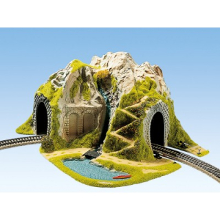 H0 Noch 05170 Tunel jednokolejný s jezírkem 41 x 37 cm