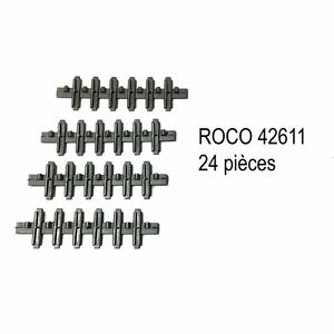 H0 Roco 42611 Spojky kolejové izolační 24ks