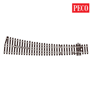 H0 Peco SL-E86 Výhybka oblouková P 2100/762