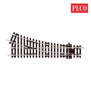 H0 Peco ST-240 výhybka 22,5° Pravá R438