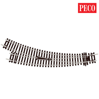 H0 Peco ST-244 Výhybka oblouková Pravá R438/505