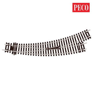 H0 Peco ST-245 Výhybka oblouková Levá R438/505