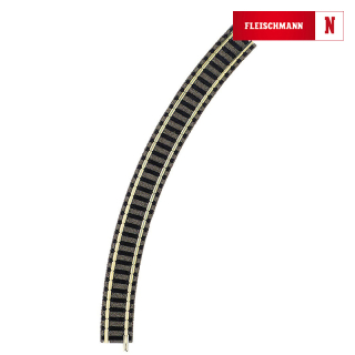 N FLEISCHMANN 9125 Kolej oblouková R2-225,6 mm / 45°