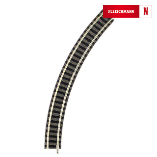 N FLEISCHMANN 9120 Kolej oblouková R1-192 mm / 45°