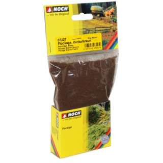 H0/TT Noch 07227 tráva Flock tmavě hnědá 20g