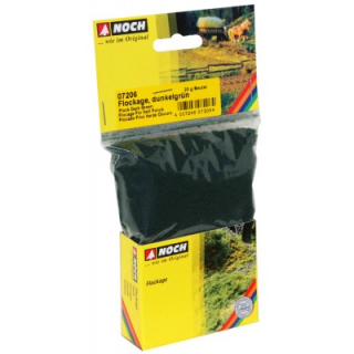 H0/TT Noch 07206 tráva Flock tmavě zelená 20g