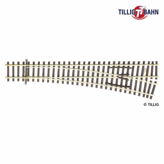 TT TILLIG 83331 Výhybka EW2 pravá 166 mm / 15°