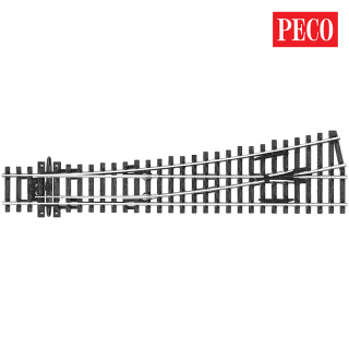 H0 Peco SL-E96 výhybka 12° levá
