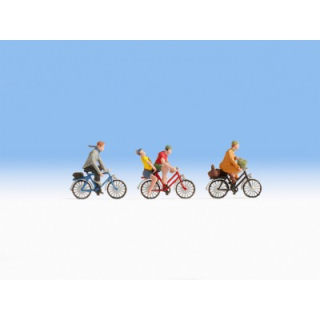 H0 Noch 15898 cyklisté na kole 