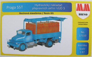 H0 MM 17310 Praga S5T nakladač přepravních skříní VÚD 3