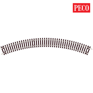 H0 Peco ST-221 Kolej oblouková R 371mm/45st