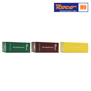 H0 Roco 05217 3x20´ kontejnery set