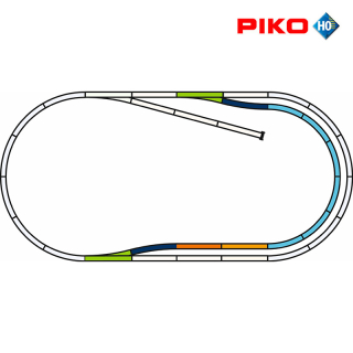 H0 PIKO 55321 Kolejový set C