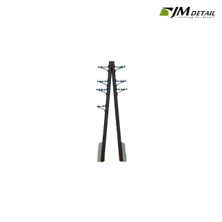 TT JMD 334206 Telegrafní sloup 6-A 6ks