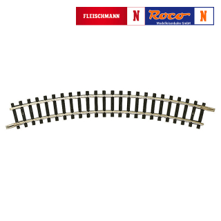 N FLEISCHMANN 22222 Kolej oblouková R2 r228/30°